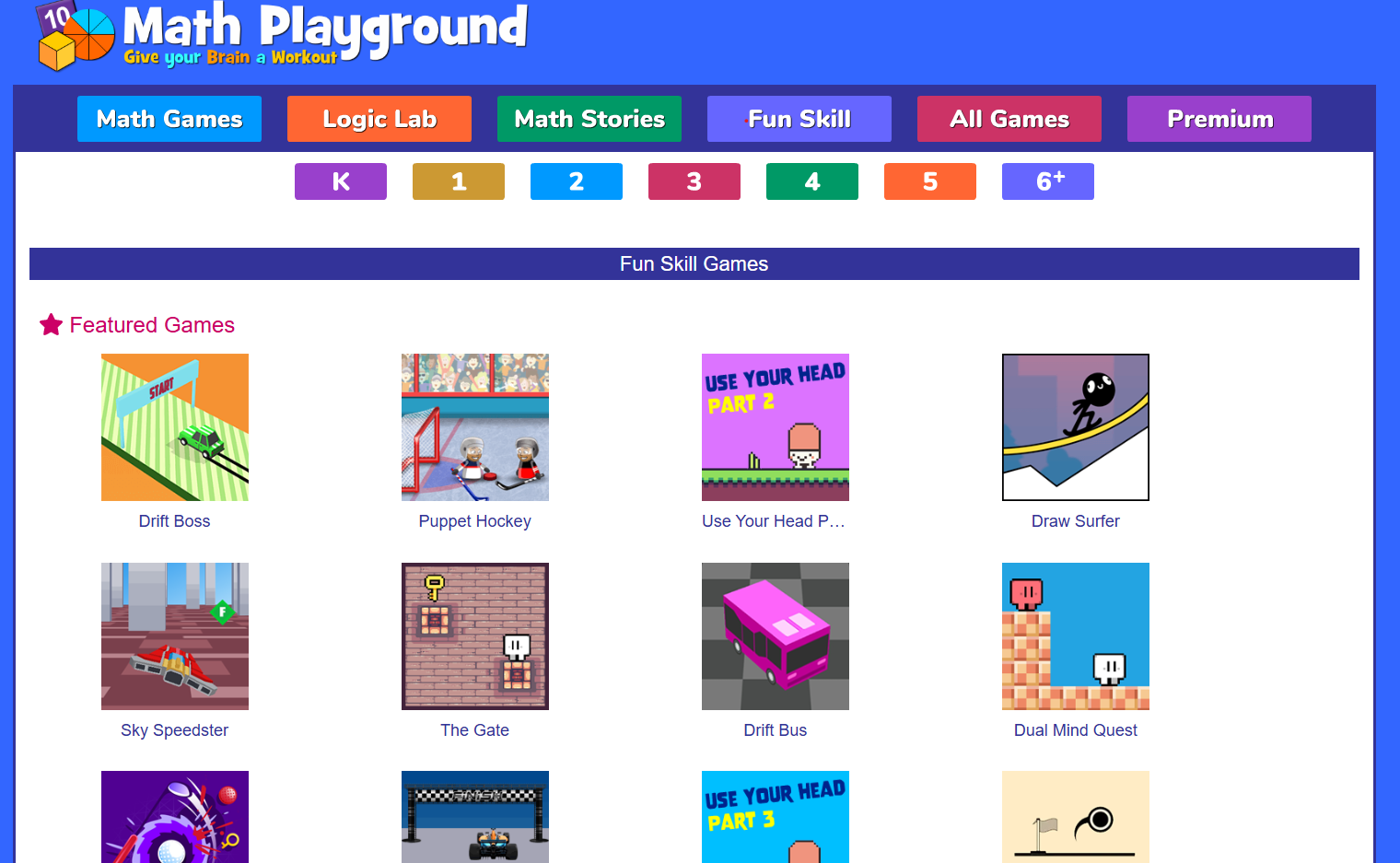 Math Playground Games screenshot